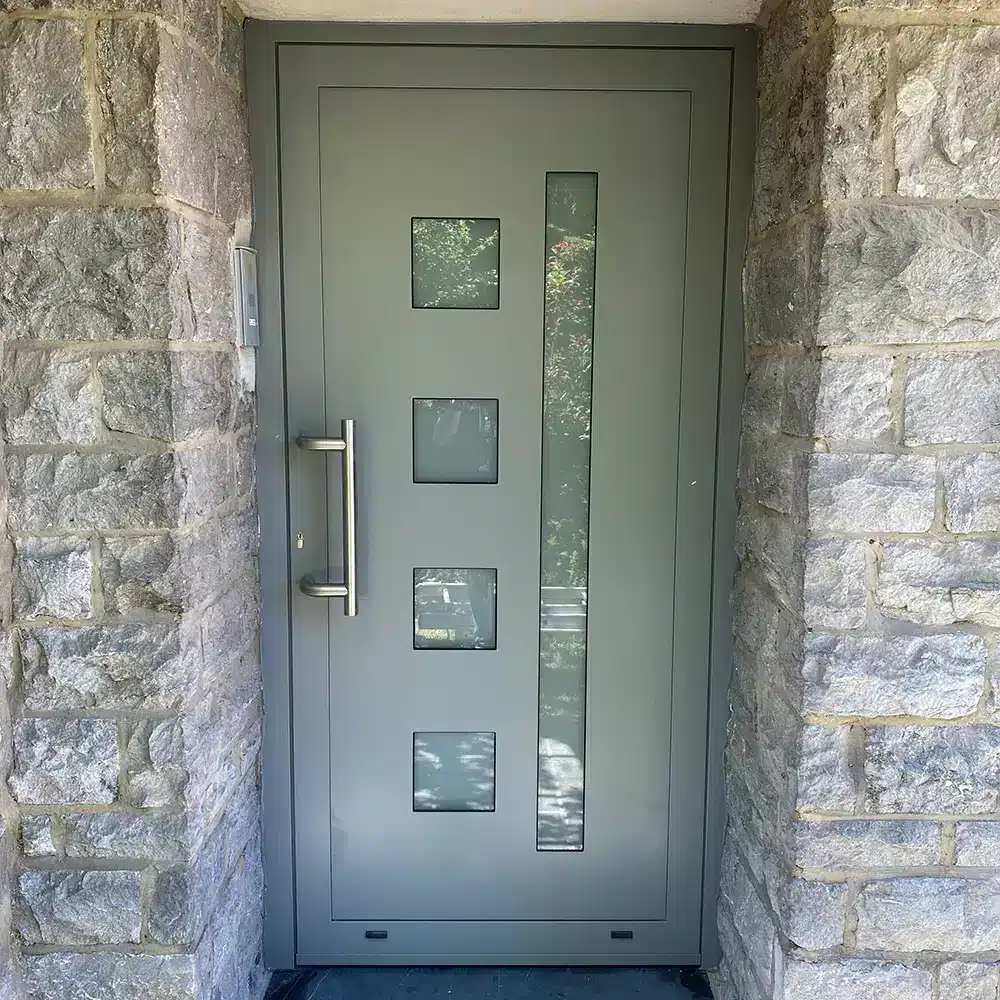 porte d'entrée aluminium châssis williams